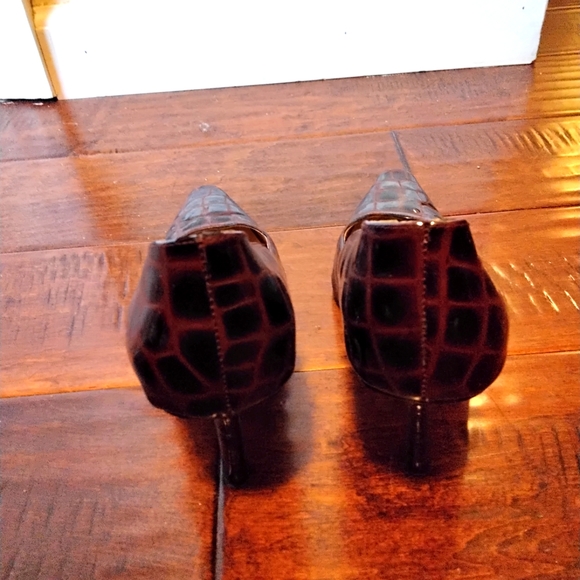 KAREN SCOTT Pumps | Leather ▪︎ Wine color - Picture 3 of 9